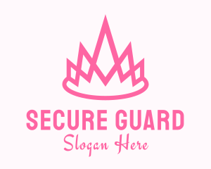 Pink Princess Crown Logo