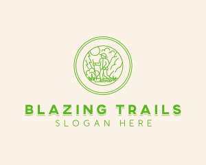 Mountain Trail Hiker logo design