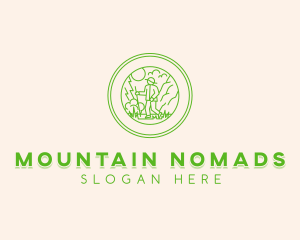 Mountain Trail Hiker logo design