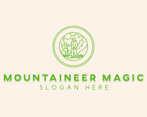 Mountain Trail Hiker logo design