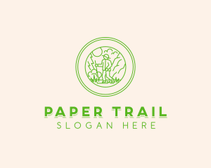 Mountain Trail Hiker logo design