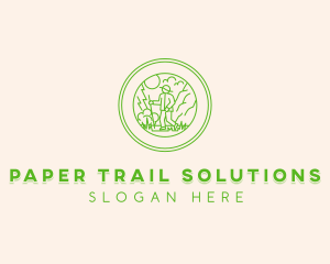 Mountain Trail Hiker logo design