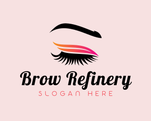 Luxury Feminine Eyebrow Eyelash logo