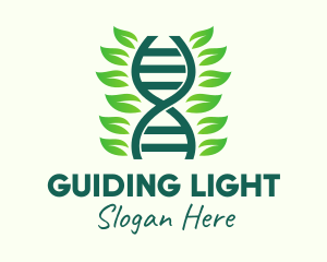 Herbal DNA Strand  Logo