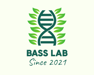 Herbal DNA Strand  logo design