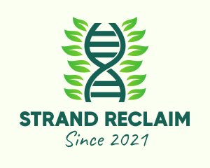 Herbal DNA Strand  logo design