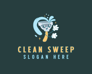 Clean Plunger Plumbing logo design