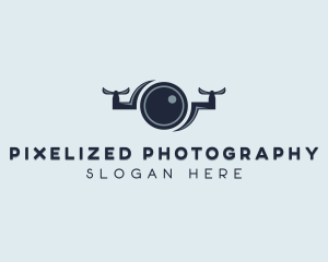 Surveillance Drone Camera logo design