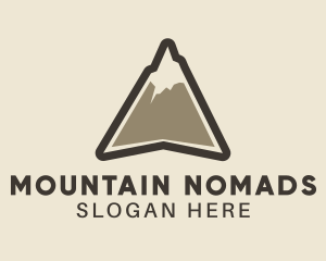 High Mountain Peak logo design