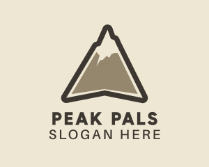 High Mountain Peak logo design