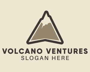 High Mountain Peak logo design