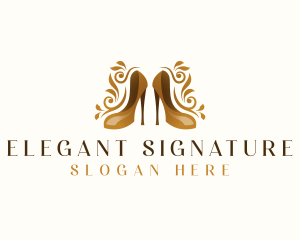 Elegant Shoe Boutique logo design