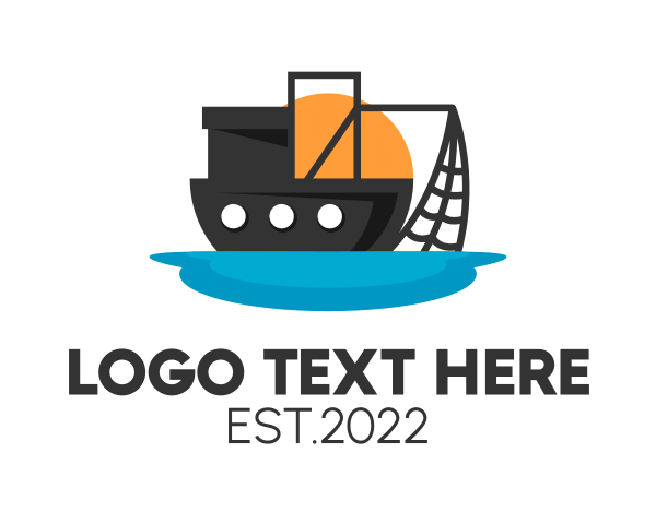 Fishing Boat logo example 2