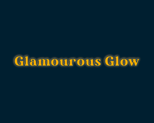 Magical Glow Aesthetic logo design