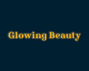 Magical Glow Aesthetic logo design