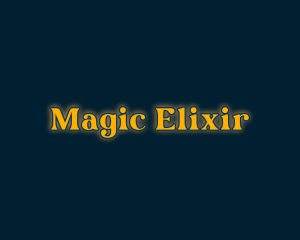 Magical Glow Aesthetic logo design