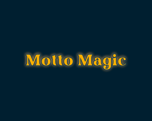 Magical Glow Aesthetic logo design