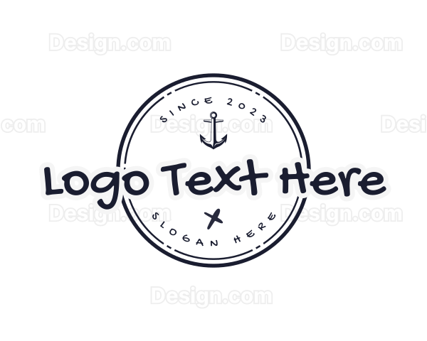 Anchor Maritime Sail Logo