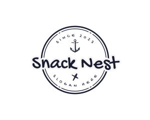 Anchor Maritime Sail logo design