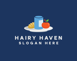 Meal Food Plate Grocery logo design