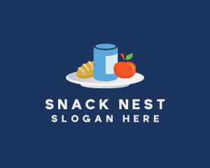 Meal Food Plate Grocery logo design