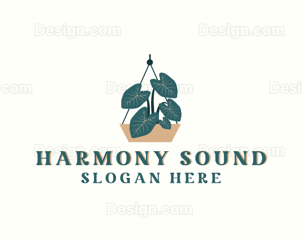 Hanging Indoor Plant Pot Logo