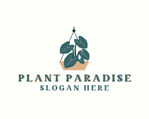 Hanging Indoor Plant Pot logo design