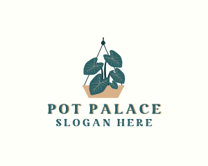 Hanging Indoor Plant Pot logo design