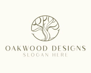 Tree Environment Wellness logo design