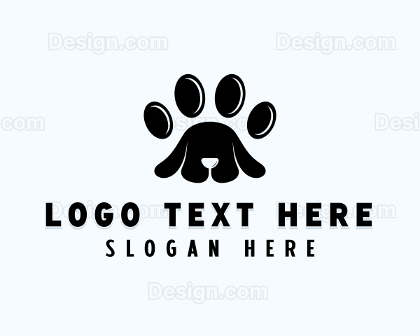 Dog Pet Grooming Logo