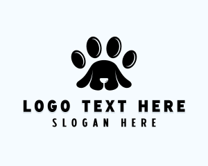 Dog Pet Grooming Logo