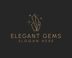 Golden Precious Gem logo design