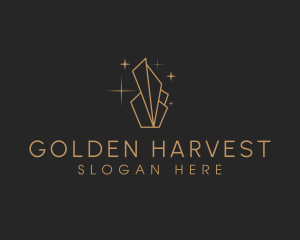 Golden Precious Gem logo design