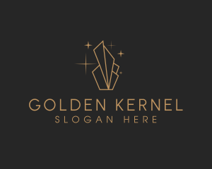 Golden Precious Gem logo design