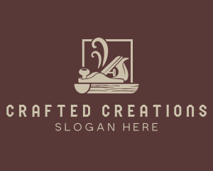 Woodworking Hand Plane logo design