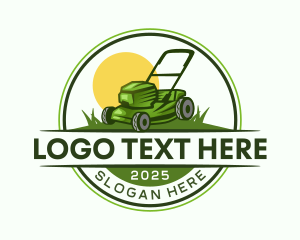 Landscaping Grass Mower logo
