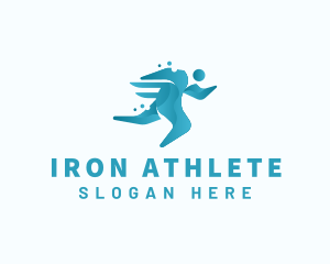 Running Athlete Training logo design