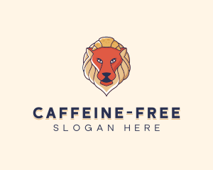 Lion Croissant Bakery logo design