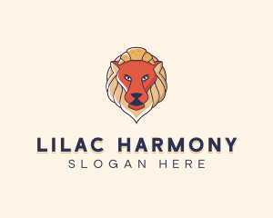 Lion Croissant Bakery logo design