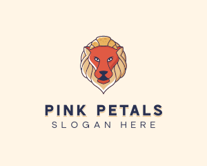 Lion Croissant Bakery logo design