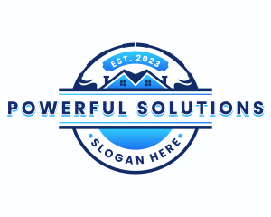 Hydro Home Pressure Washer logo design