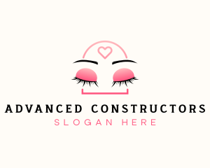 Beauty Eyebrow Lash Extensions logo design