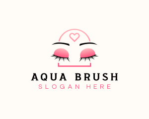 Beauty Eyebrow Lash Extensions logo design