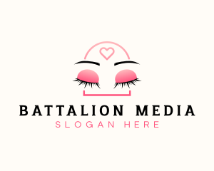 Beauty Eyebrow Lash Extensions logo design