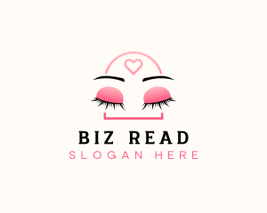 Beauty Eyebrow Lash Extensions logo design