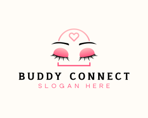 Beauty Eyebrow Lash Extensions logo design