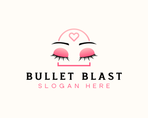 Beauty Eyebrow Lash Extensions logo design