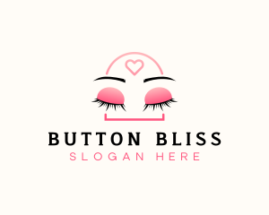 Beauty Eyebrow Lash Extensions logo design