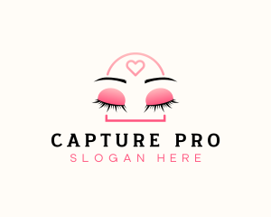 Beauty Eyebrow Lash Extensions logo design