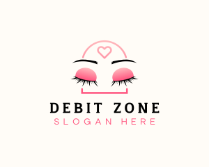 Beauty Eyebrow Lash Extensions logo design